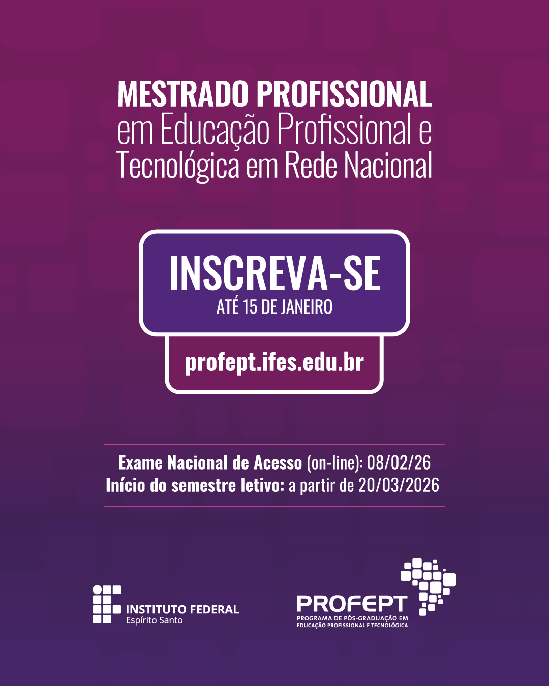 Inscricoes profept turma2026